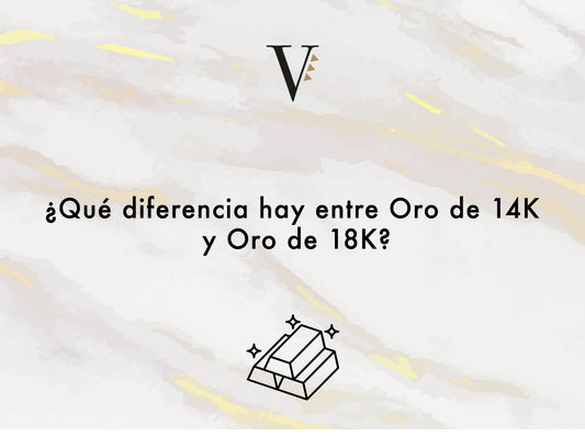 ¿Qué diferencia hay entre Oro de 14K y 18K?