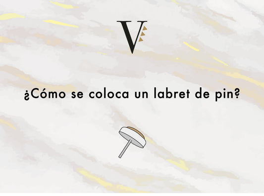 ¿Cómo se coloca un labret de pin?