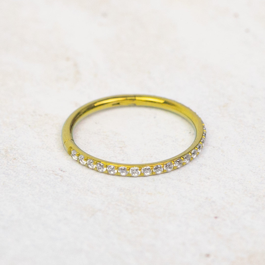 Sparkle Ring - Titanio ASTM F136