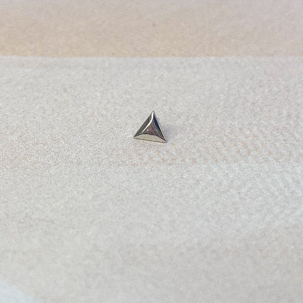 Triangle - Oro Blanco 14K - Auris jewellery